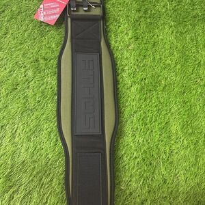 ETHOS AXIS Nylon Size Small 25"-29" Weight Lifting‎ Belt Olive/Black ETHA608 New